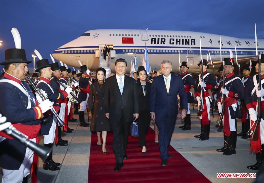 ARGENTINA-BUENOS AIRES-XI JINPING-ARRIVAL