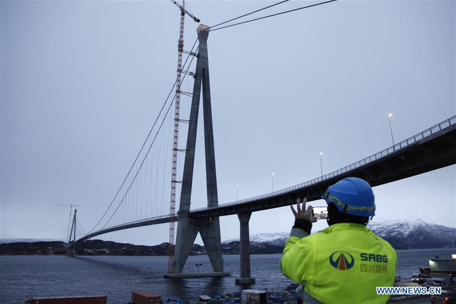 NORWAY-NARVIK-HALOGALAND BRIDGE-OPENING