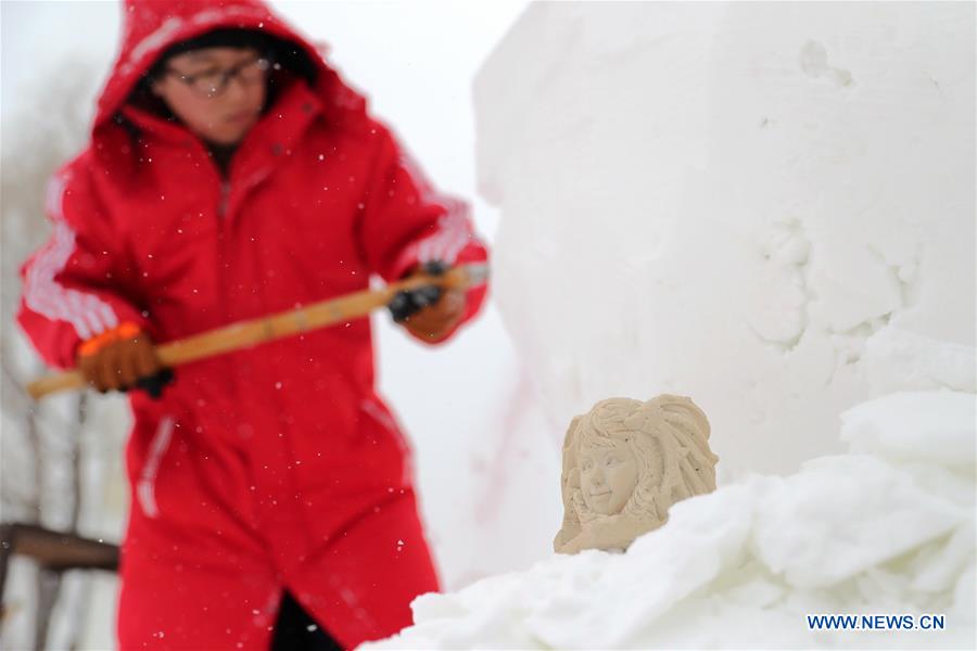 CHINA-HARBIN-SNOW SCULPTURE (CN)