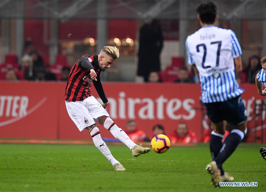 (SP)ITALY-MILAN-SOCCER-SERIE A-AC MILAN VS SPAL