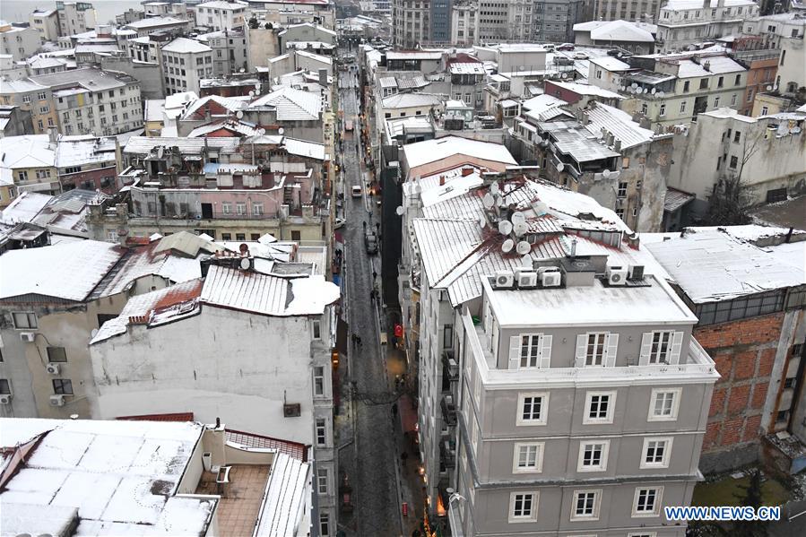 TURKEY-ISTANBUL-SNOW