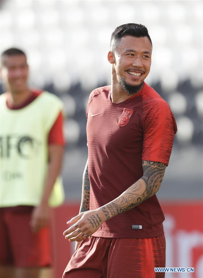 (SP)UAE-ABU DHABI-SOCCER-AFC ASIAN CUP 2019-GROUP C-CHN-TRAINING SESSION