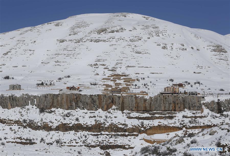 LEBANON-FARAYA-SNOW