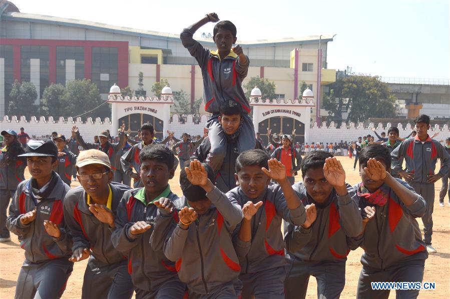 INDIA-BANGALORE-CELEBRATION-PERFORMANCE