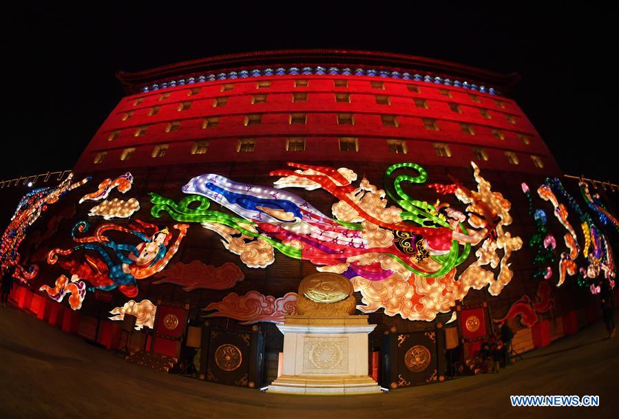 CHINA-SHAANXI-XI'AN-LIGHT SHOW (CN)