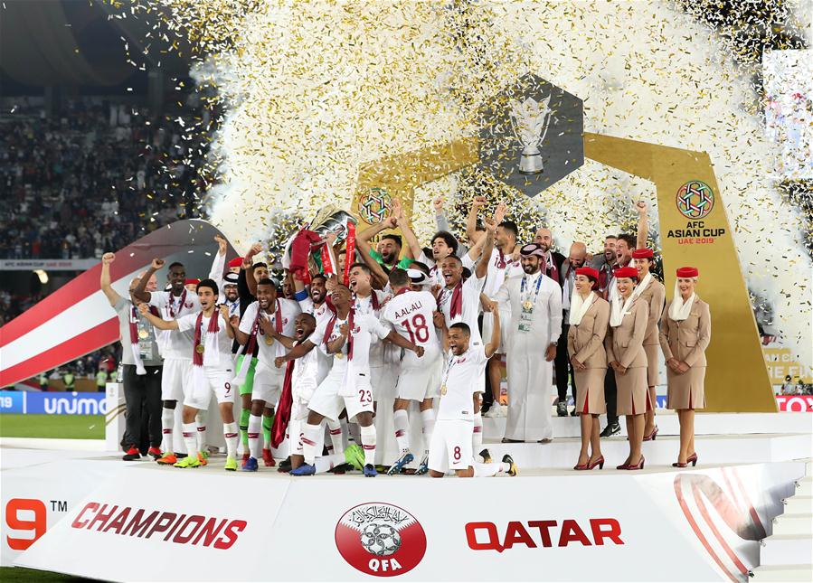 (SP)UAE-ABU DHABI-SOCCER-AFC ASIAN CUP 2019-FINAL-JPN VS QAT