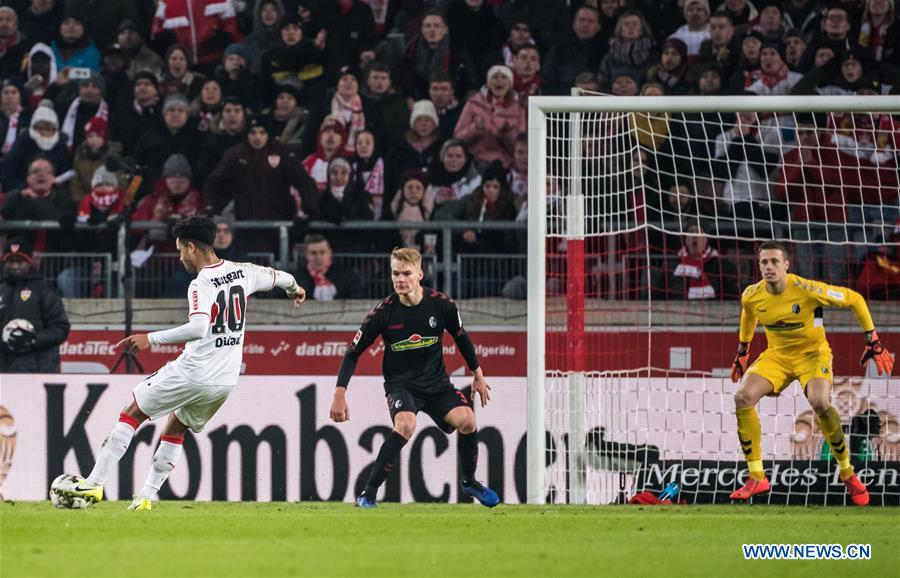 (SP)GERMANY-STUTTGART-SOCCER-BUNDESLIGA-STUTTGART VS FREIBURG