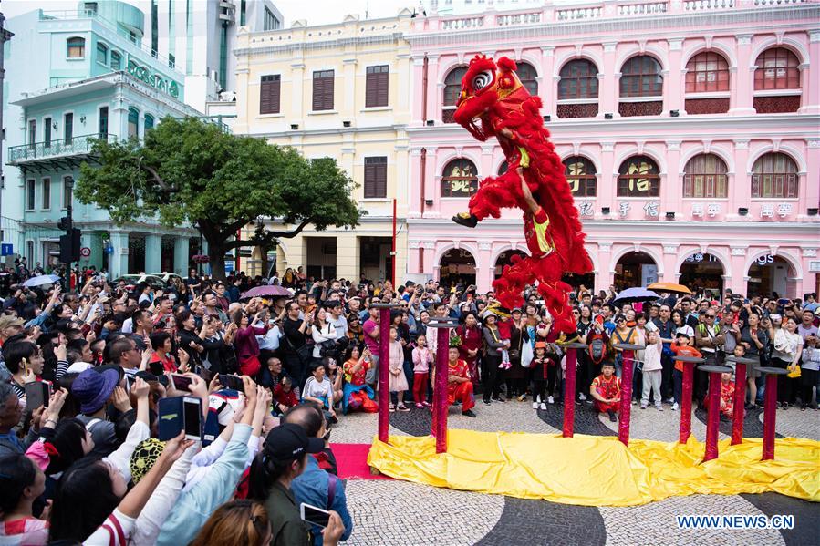 CHINA-MACAO-SPRING FESTIVAL-CELEBRATION (CN)