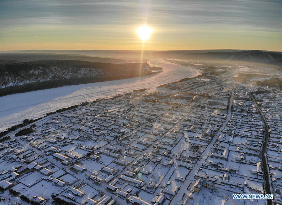 CHINA-AERIAL VIEW-SNOW (CN)