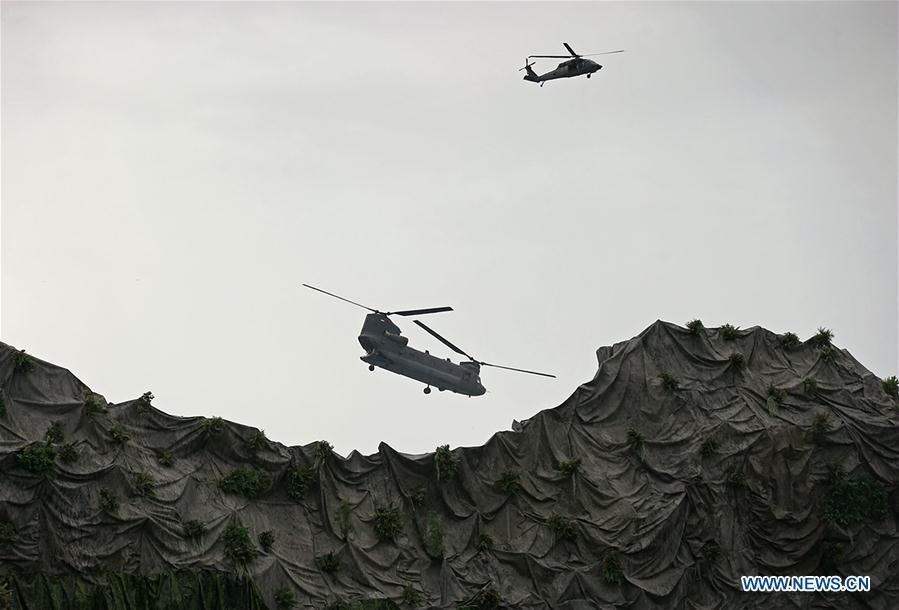 UAE-ABU DHABI-IDEX-MILITARY LIVE DEMONSTRATIONS