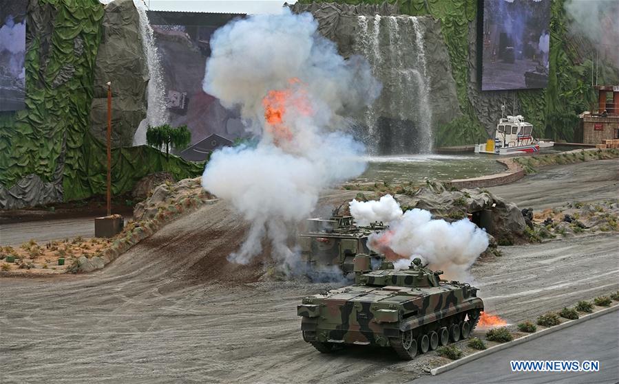 UAE-ABU DHABI-IDEX-MILITARY LIVE DEMONSTRATIONS