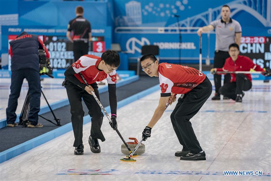 (SP)RUSSIA-KRASNOYARSK-29TH WINTER UNIVERSIADE-CURLING