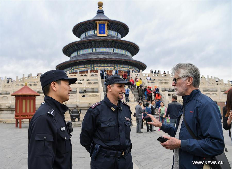 CHINA-ITALY-POLICE-JOINT PATROL