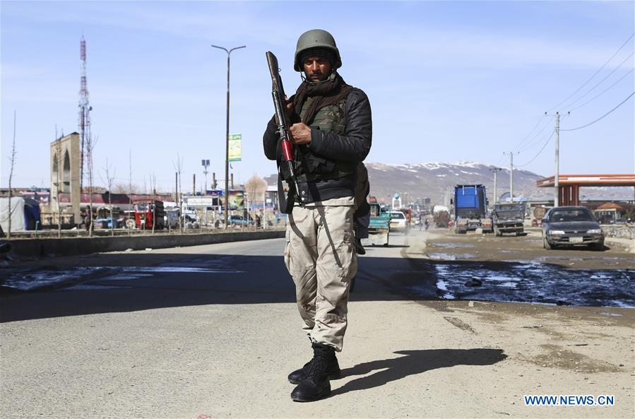 AFGHANISTAN-GHAZNI-SECURITY CHECKPOINT