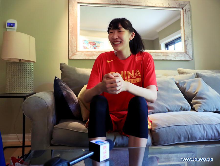 (SP)U.S.-LOS ANGELES-WNBA-DRAFT-HAN XU