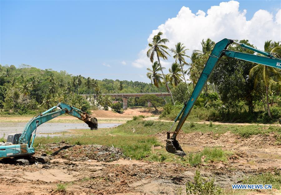 SRI LANKA-CHINA-FUNDED RAILWAY LINE-OPEN