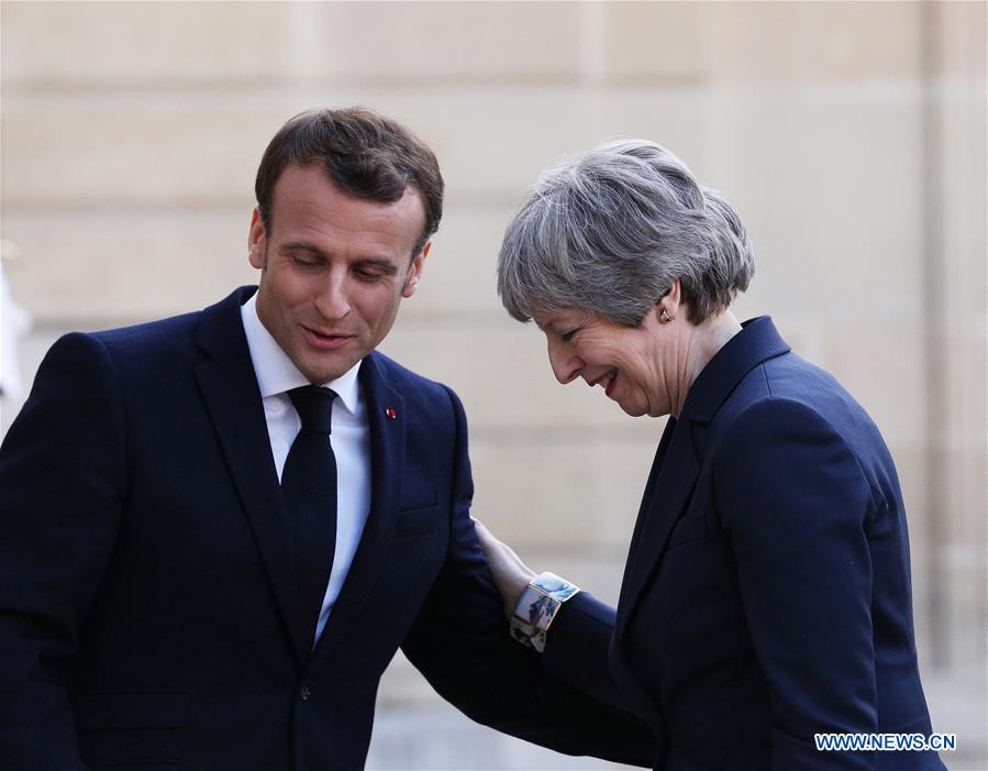 FRANCE-PARIS-BRITISH PM-VISIT