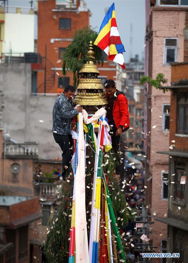 NEPAL-KATHMANDU-SETO MACHHENDRANATH-FESTIVAL-SECOND DAY