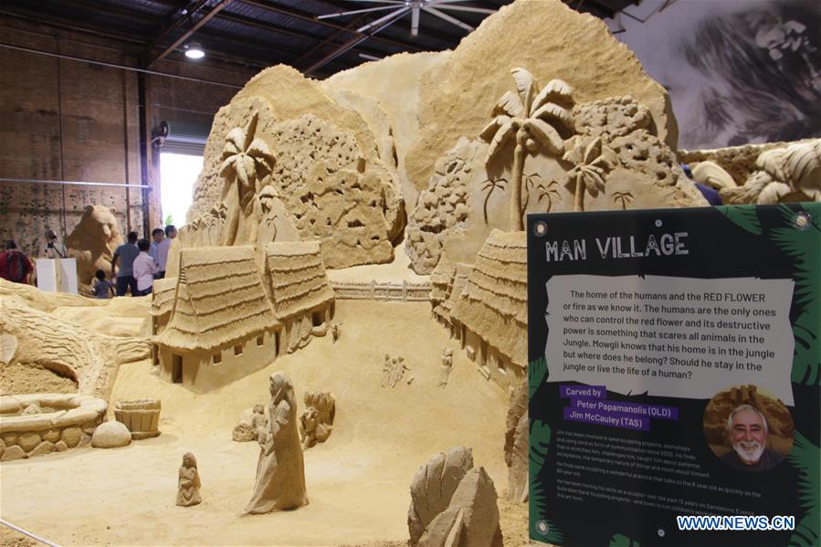 AUSTRALIA-ADELAIDE-SAND SCULPTURES