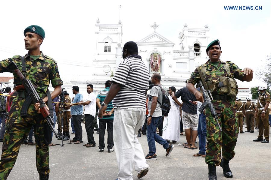 (SPOT NEWS)SRI LANKA-COLOMBO-BLASTS