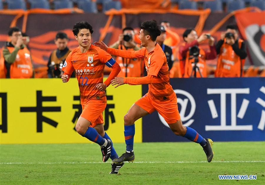 (SP)CHINA-SHANDONG-JINAN-SOCCER-AFC CHAMPIONS LEAGUE-GROUP E