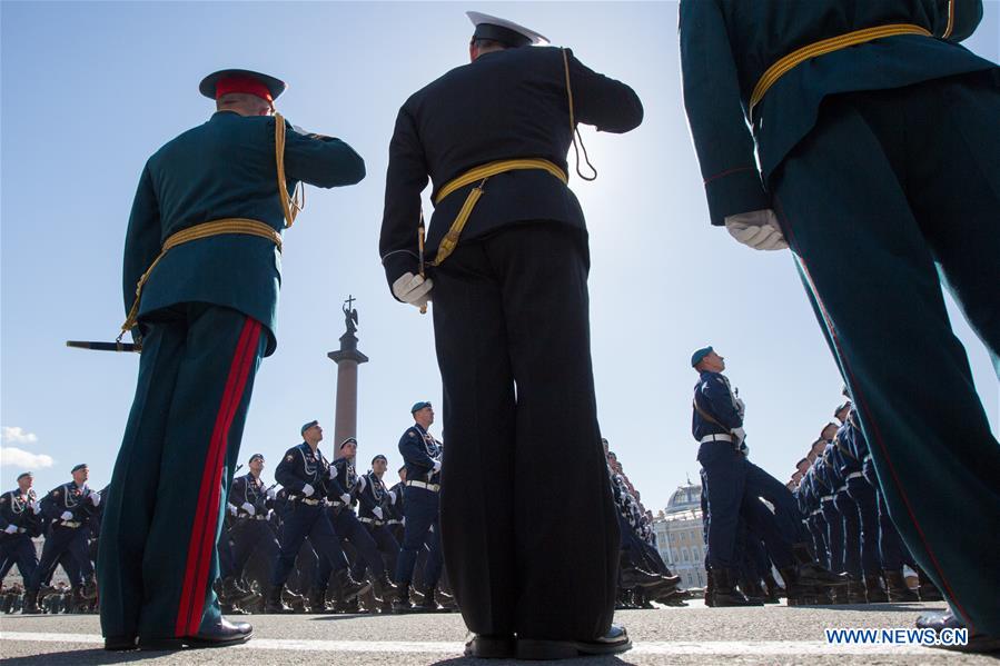 RUSSIA-ST. PETERSBURG-VICTORY DAY-PARADE