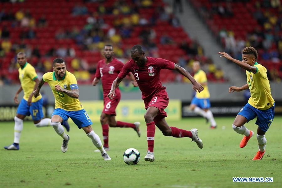 (SP)BRAZIL-BRASILIA-SOCCER-FRIENDLY MATCH-BRAZIL VS. QATAR