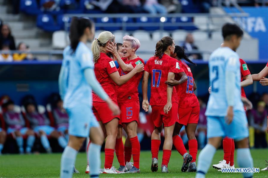 (SP)FRANCE-REIMS-SOCCER-FIFA WOMEN'S WORLD CUP-USA VS THA