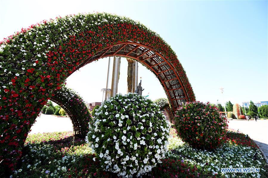 TAJIKISTAN-DUSHANBE-BLOSSOM