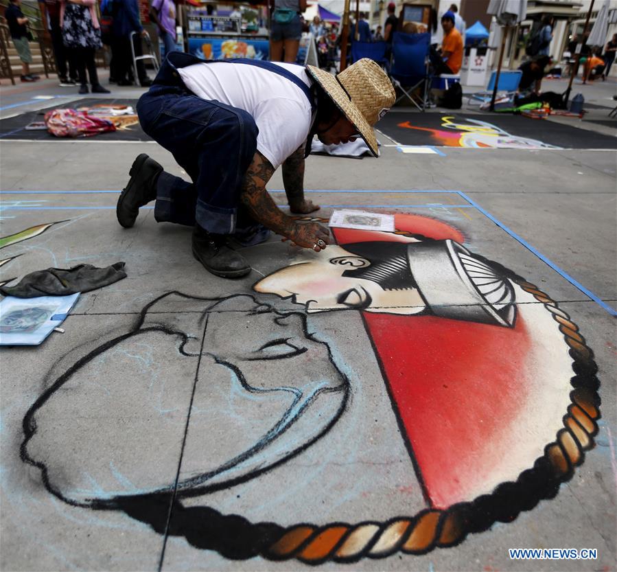 U.S.-LOS ANGELES-CHALK FESTIVAL