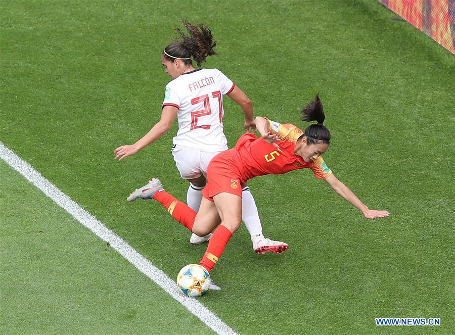 (SP)FRANCE-LE HAVRE-2019 FIFA WOMEN'S WORLD CUP-GROUP B-CHINA-SPAIN