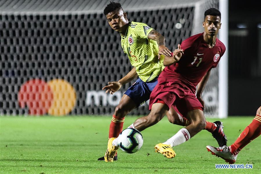 (SP)BRAZIL-RIO DE JANEIRO-SOCCER-COPA AMERICA 2019-COLOMBIA VS QATAR