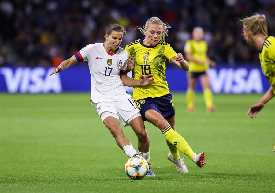 (SP)FRANCE-LE HAVRE-SOCCER-FIFA WOMEN'S WORLD CUP-SWE VS USA