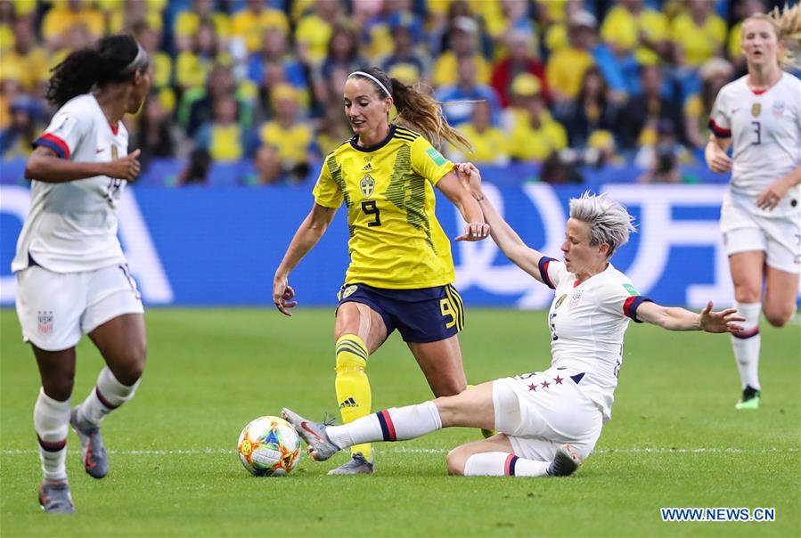 (SP)FRANCE-LE HAVRE-SOCCER-FIFA WOMEN'S WORLD CUP-SWE VS USA