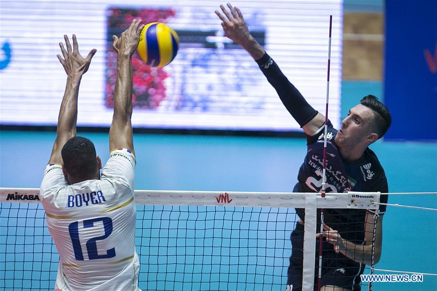 (SP)IRAN-ARDABIL-FIVB VOLLEYBALL LEAGUE-IRAN VS FRANCE