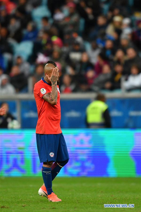 (SP)BRAZIL-PORTO ALEGRE-SOCCER-COPA AMERICA 2019-CHILE VS PERU