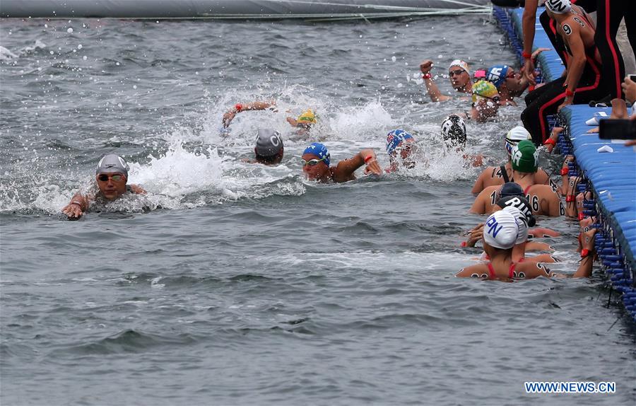 (SP)SOUTH KOREA-YEOSU-FINA WORLD CHAMPIONSHIPS-OPEN WATER SWIMMING-MIXED 5KM TEAM