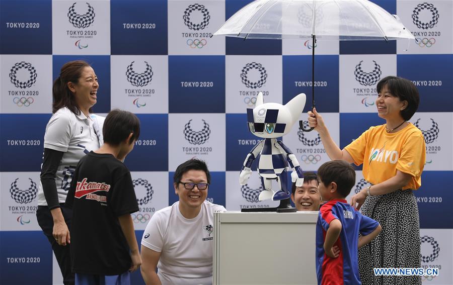 (SP)JAPAN-TOKYO-OLYMPIC-MASCOT ROBOTS