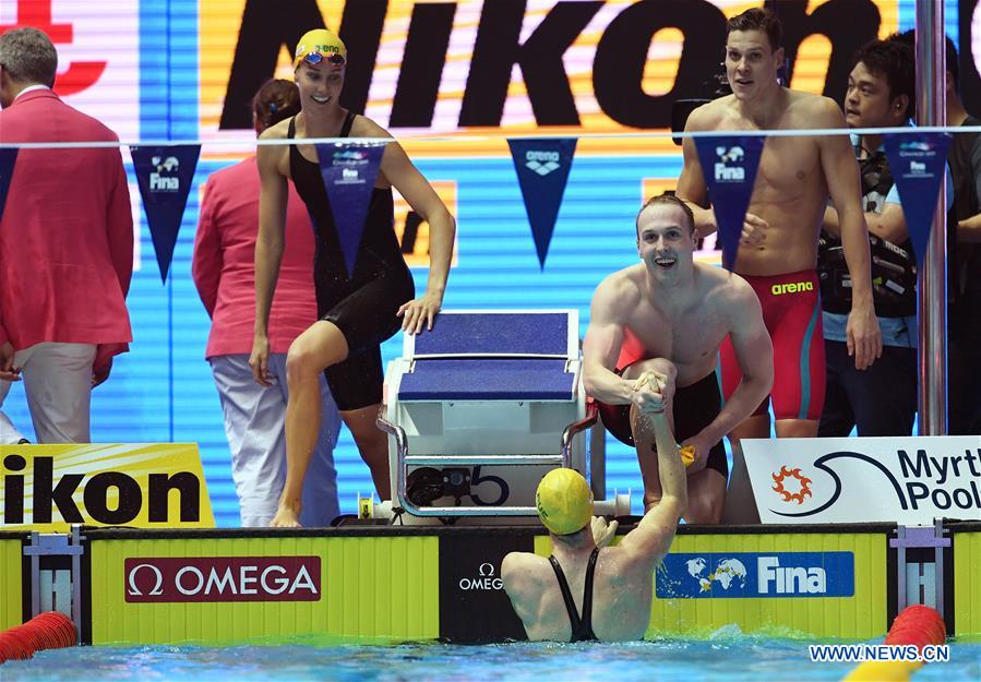 (SP)SOUTH KOREA-GWANGJU-FINA WORLD CHAMPIONSHIPS-SWIMMING-DAY 4