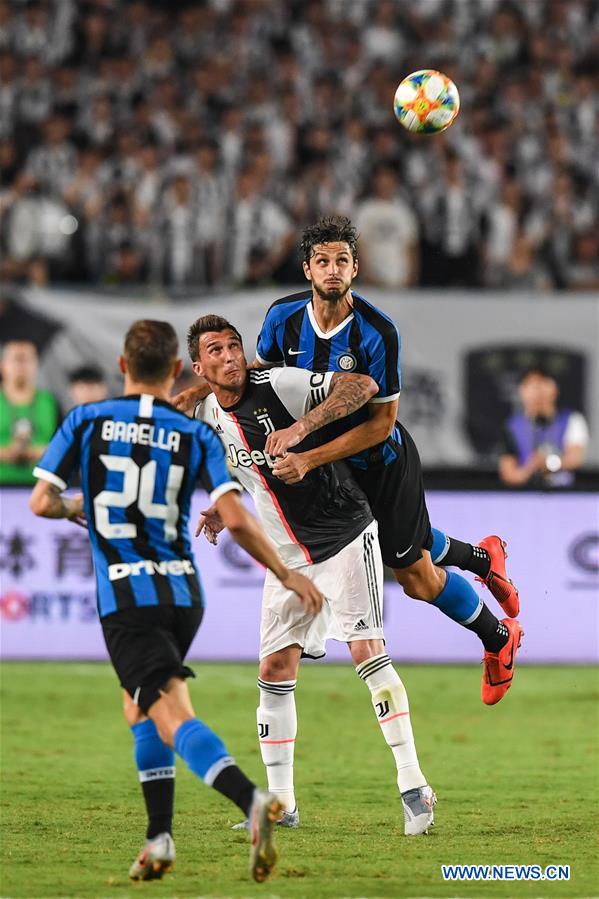 (SP)CHINA-NANJING-FOOTBALL-INTERNATIONAL CHAMPIONS CUP-JUVENTUS VS INTER MILAN (CN)