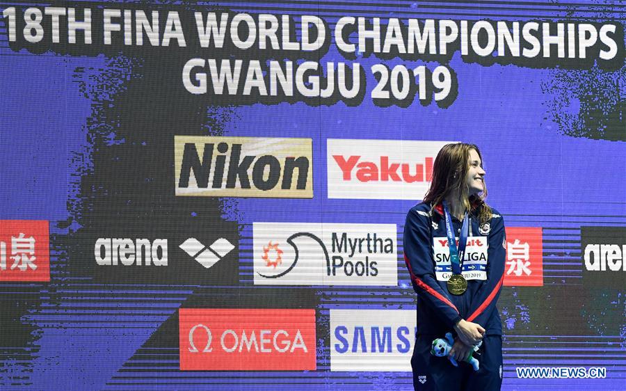 (SP)SOUTH KOREA-GWANGJU-FINA WORLD CHAMPIONSHIPS-SWIMMING-DAY 5