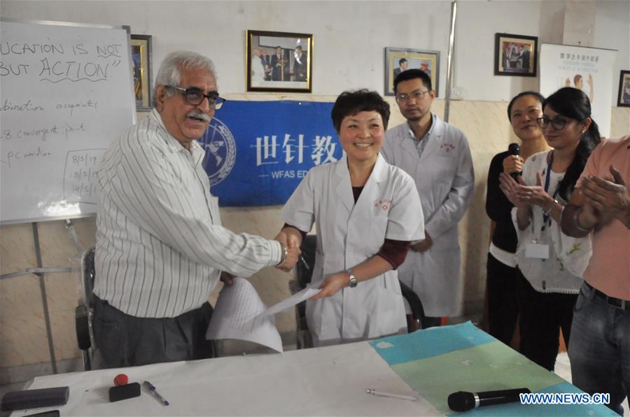 INDIA-PUNJAB-CHINA-ACUPUNCTURE-PROMOTION