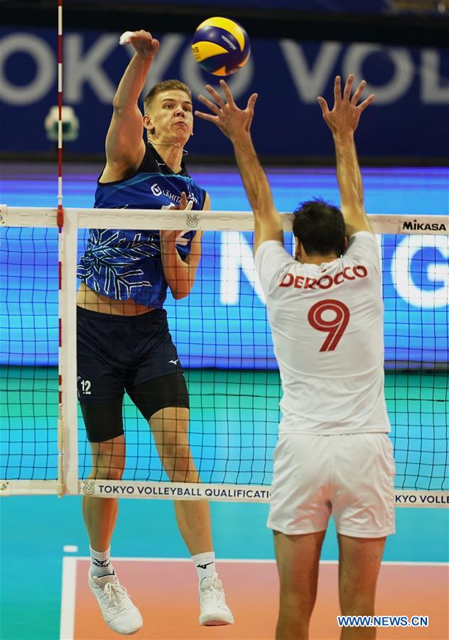 (SP)CHINA-NINGBO-FIVB-TOKYO VOLLEYBALL QUALIFICATION-FIN VS CAN (CN)