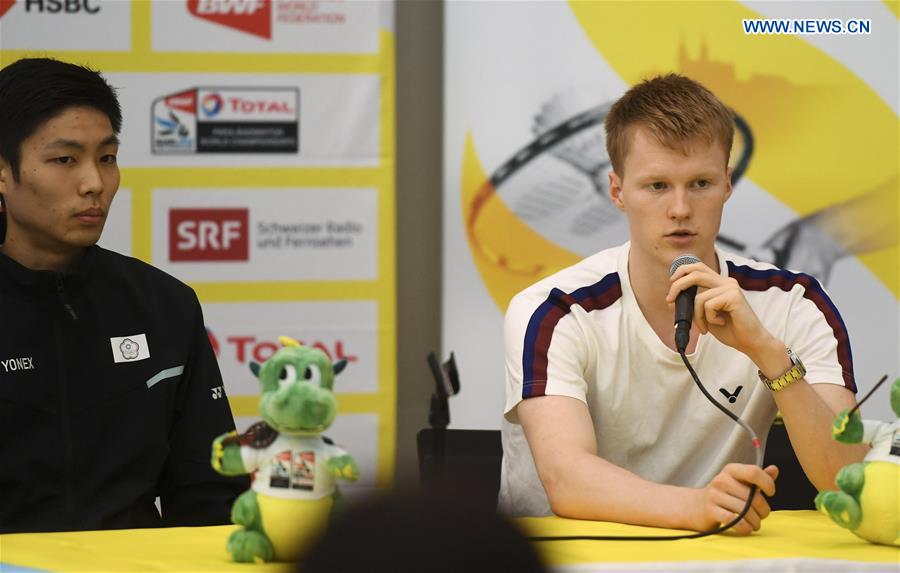 (SP)SWITZERLAND-BASEL-BWF-WORLD CHAMPIONSHIPS-PRESS CONFERENCE