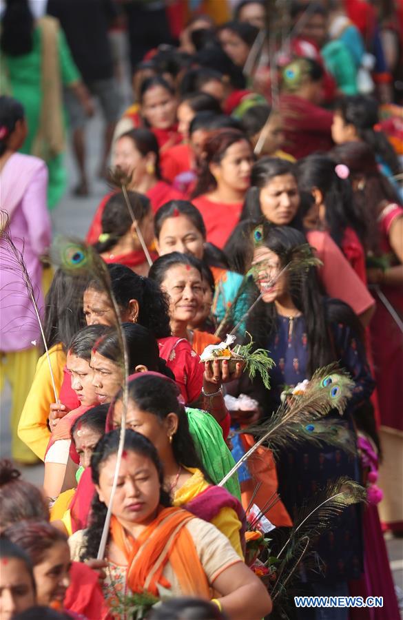 NEPAL-KATHMANDU-KRISHNA JANMASTHAMI FESTIVAL