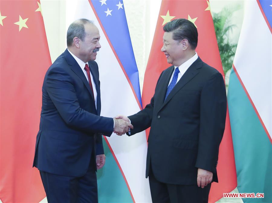 CHINA-BEIJING-XI JINPING-UZBEK PM-MEETING (CN)