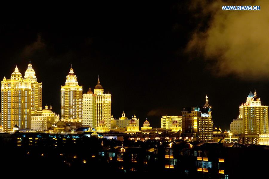 CHINA-INNER MONGOLIA-MANZHOULI-NIGHT VIEW (CN)