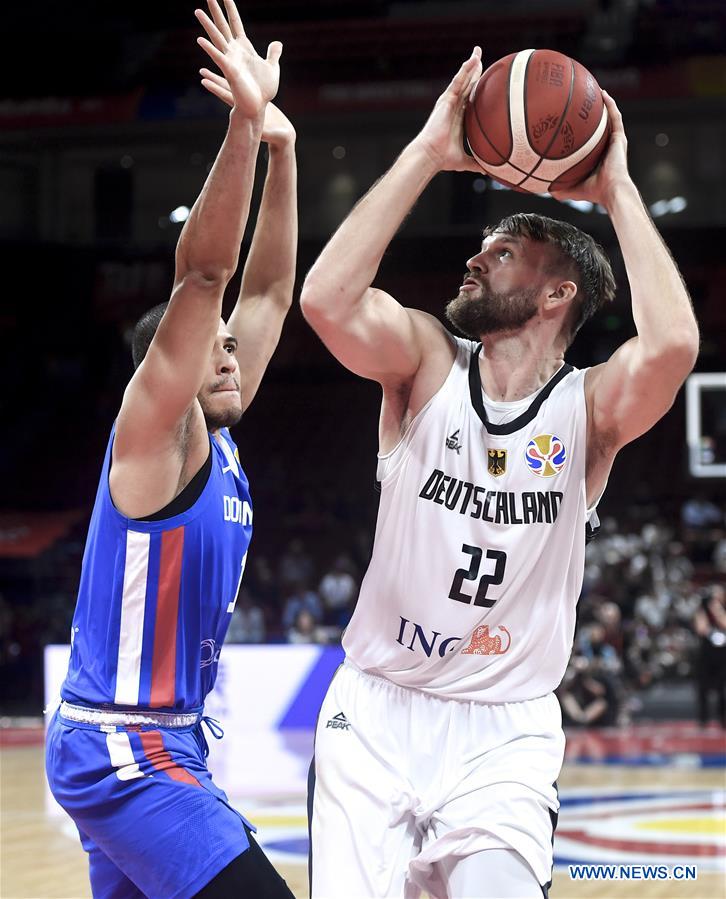 (SP)CHINA-SHENZHEN-BASKETBALL-FIBA WORLD CUP-GROUP D-GER VS DOM (CN)