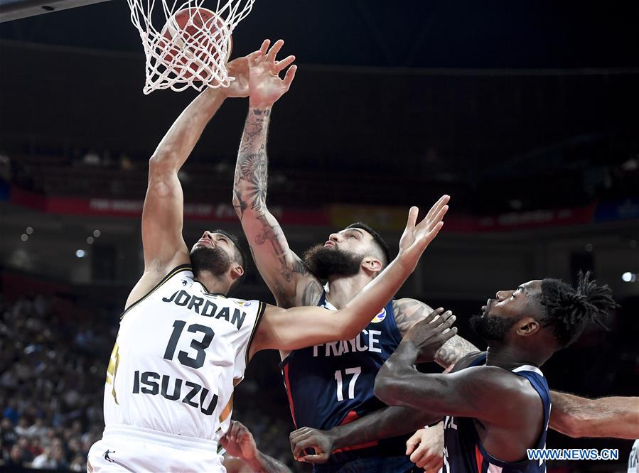 (SP)CHINA-SHENZHEN-BASKETBALL-FIBA WORLD CUP-GROUP G-JOR VS FRA (CN)