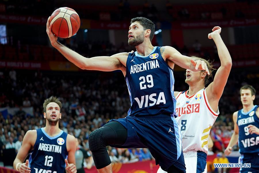 (SP)CHINA-WUHAN-BASKETBALL-FIBA WORLD CUP-GROUP B- RUSSIA VS ARGENTINA(CN)